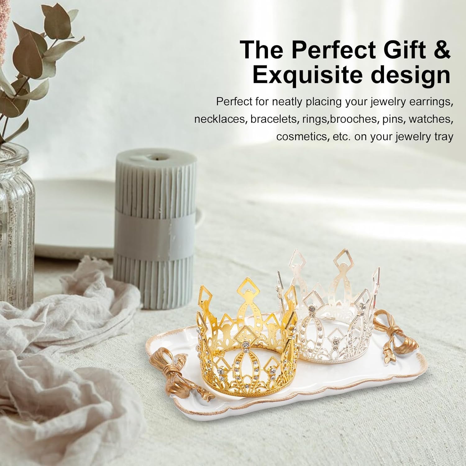 Elegant Coquette Decor Tray
