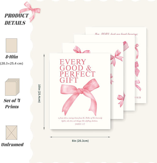 Blush Ribbon Wall Decor